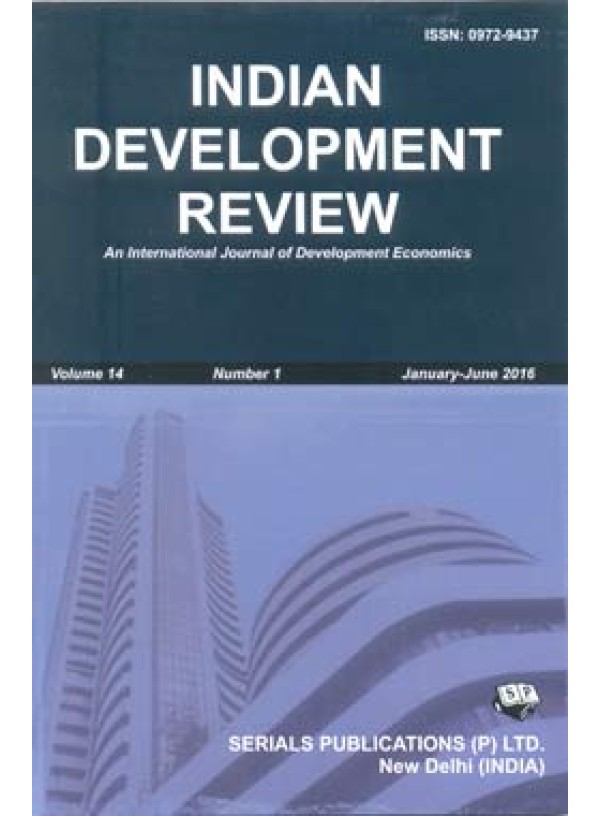 Indian Development Review : An International Journal of Development Economics 