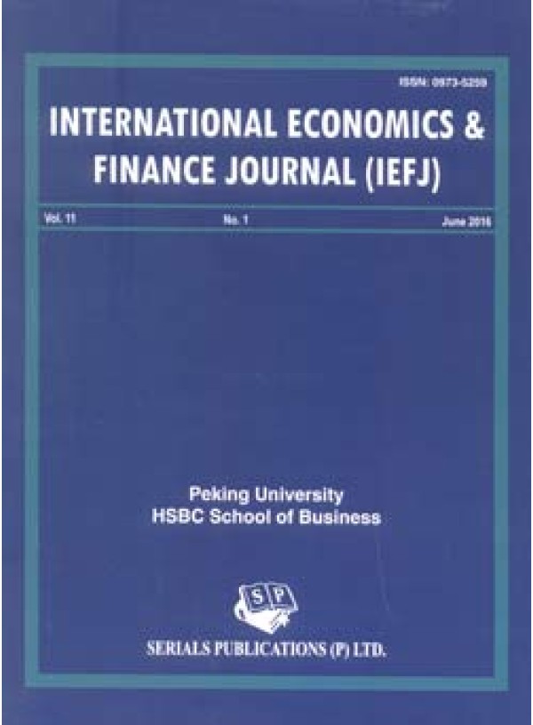 International Economics and Finance Journal