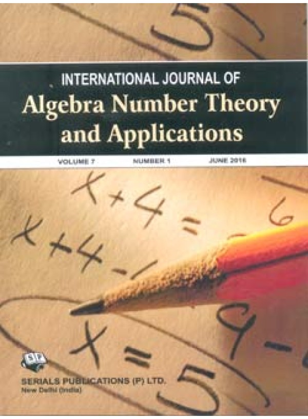 International Journal of Algebra Number Theory and Applications