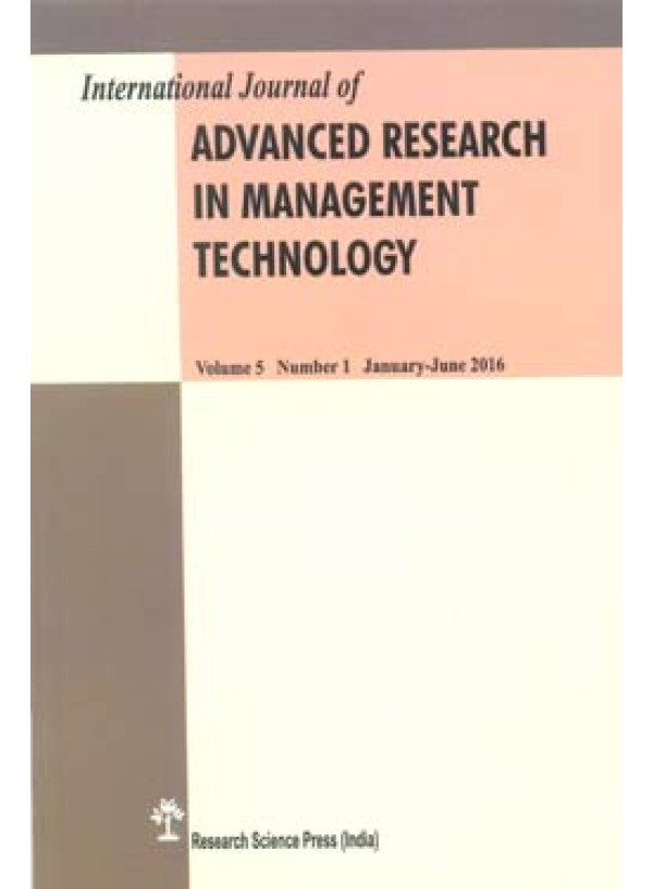International Journal of Advanced Research in Management and Technology