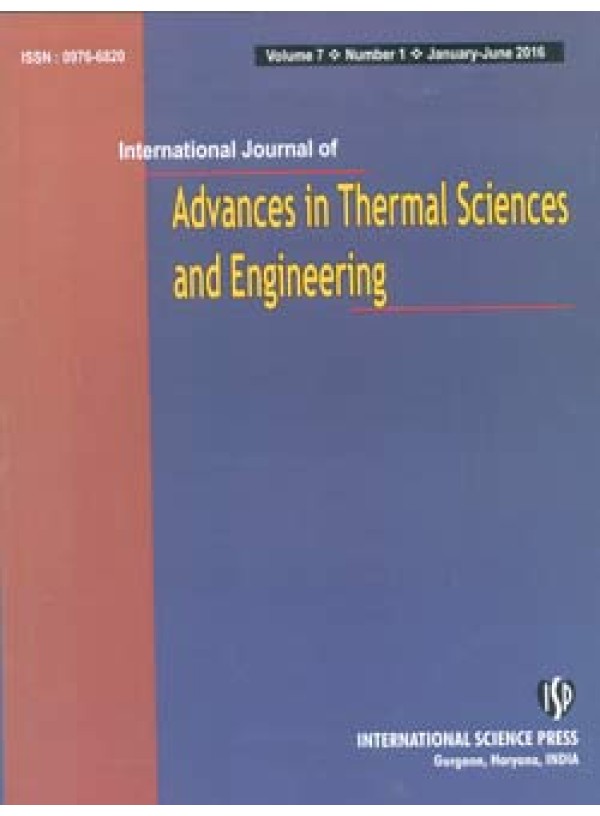 International Journal of Advances in Thermal Sciences and Engineering
