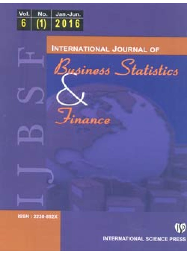 International Journal of Business Statistics and Finance