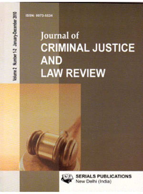Journal of Criminal Justice and Law Review