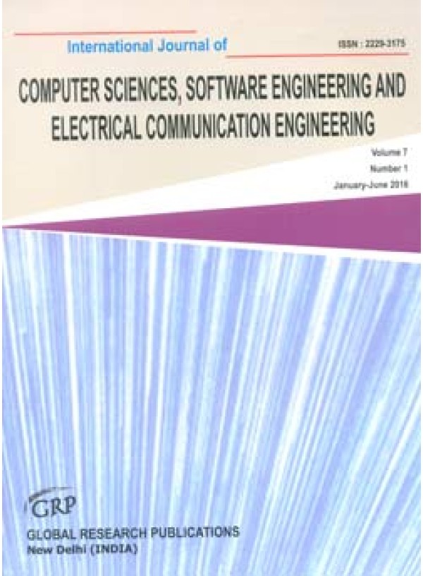 International Journal of Computer Sciences, Software Engineering and Electrical Communication Enginering