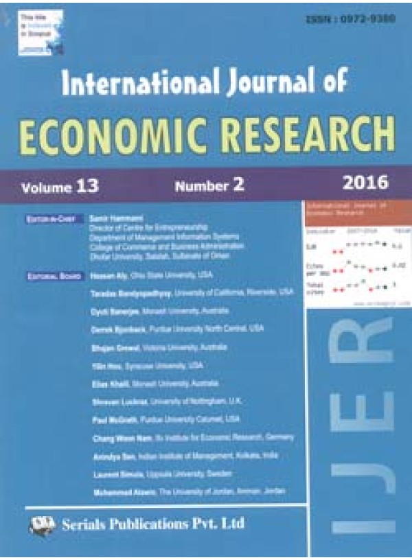International Journal of Economic Research