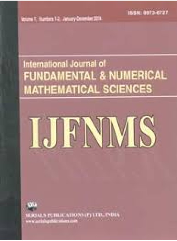 International Journal of Fundamental and Numerical Mathematical Sciences