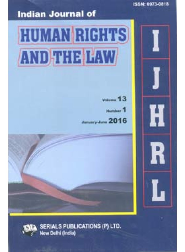 Indian Journal of Human Rights and The Law