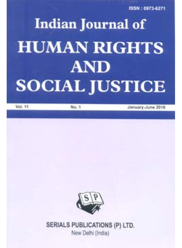 Indian Journal of Human Rights and Social Justice