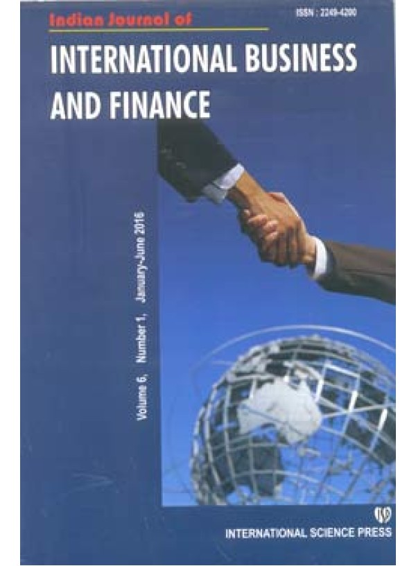 Indian Journal of International Business and Finance