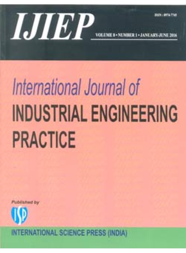 International Journal of Industrial Engineering Practices