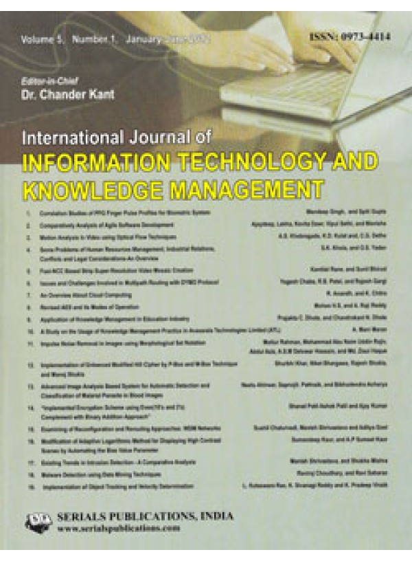 International Journal of Information Technology and Knowledge Management