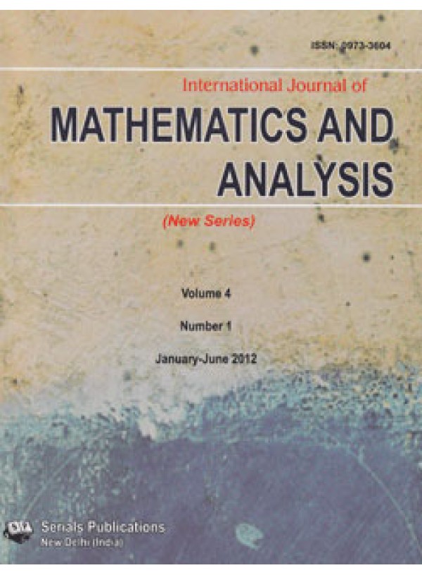 International Journal of Mathematics and Analysis
