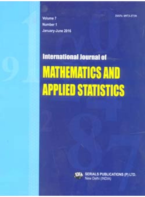 International Journal of Mathematics and Applied Statistics