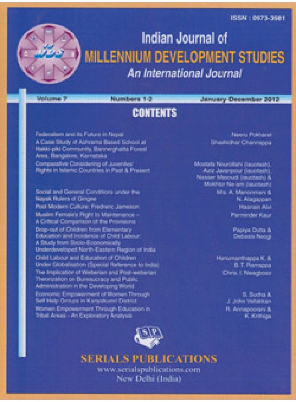 Indian Journal of Millennium Development Studies