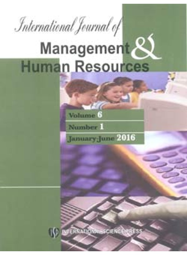 International Journal of Management and Human Resources