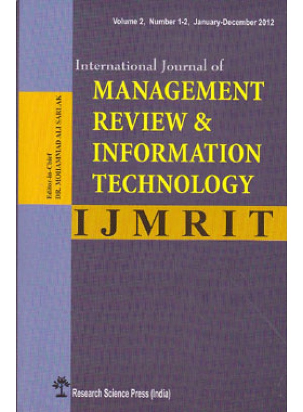 International Journal of Management Review and Information Technology
