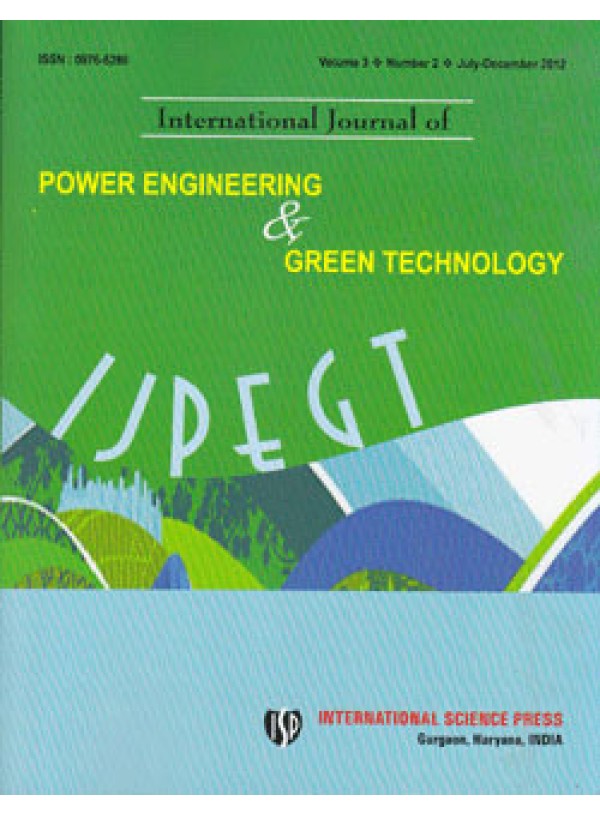 International Journal of Power Engineering & Green Technology