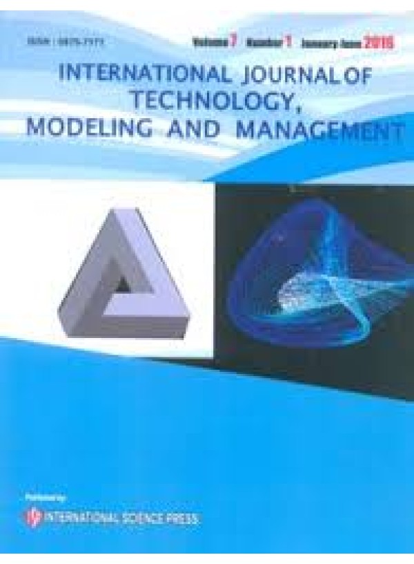 International Journal of Technology, Modeling and Management
