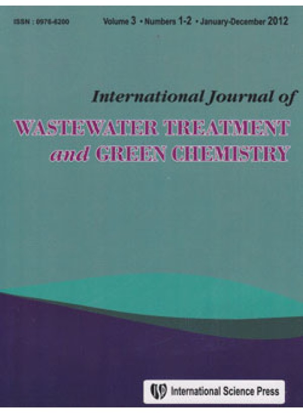 International Journal of Wastewater Treatment and Green Chemistry