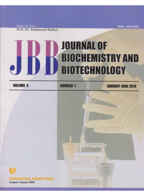 Journal of Biochemistry and Biotechnology