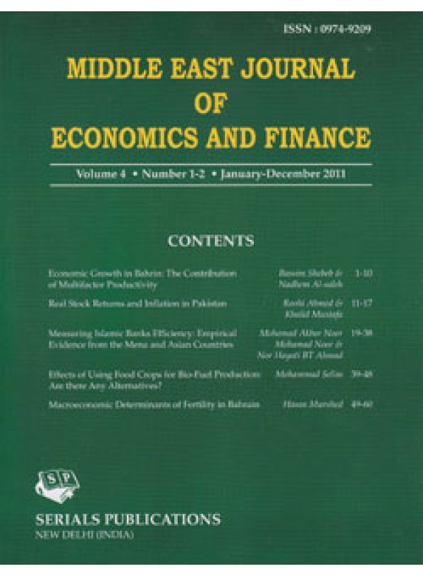 Middle East Journal of Economics and Finance
