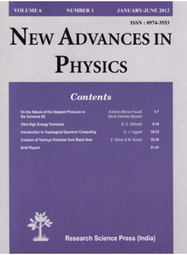New Advances in Physics